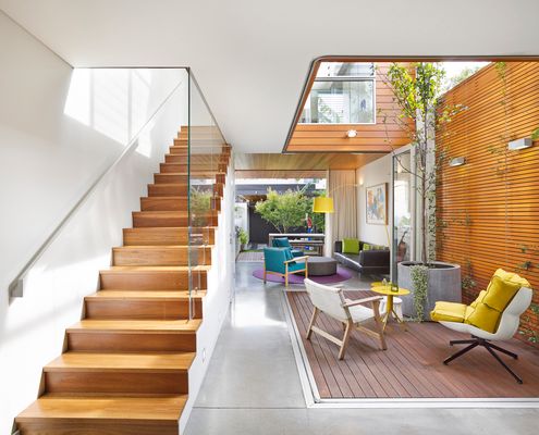 Courtyard House by Elaine Richardson Architect (via Lunchbox Architect)