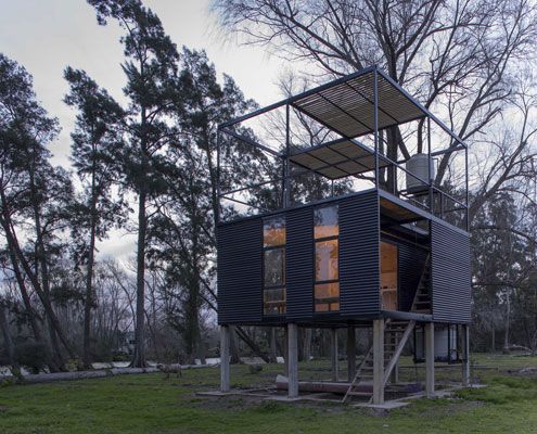 Delta Cabin by AToT Architects (via Lunchbox Architect)