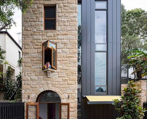 Glebe Castle by KLK Architecture (via Lunchbox Architect)