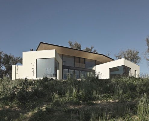 Hillside Habitat by Edwards Moore Architects (via Lunchbox Architect)
