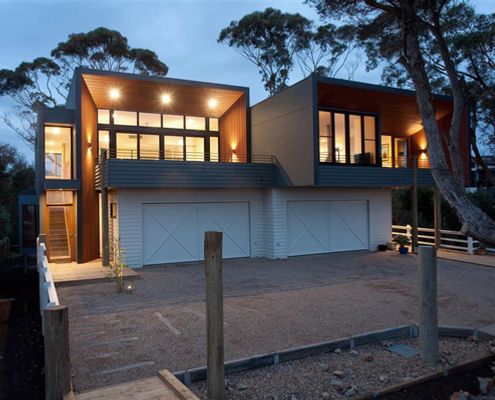 Mornington Beach Houses by Habitech Systems (via Lunchbox Architect)