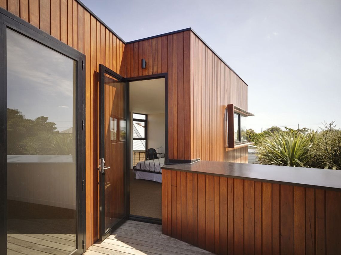 Barrow House is a Renovation of Rotated Timber Boxes