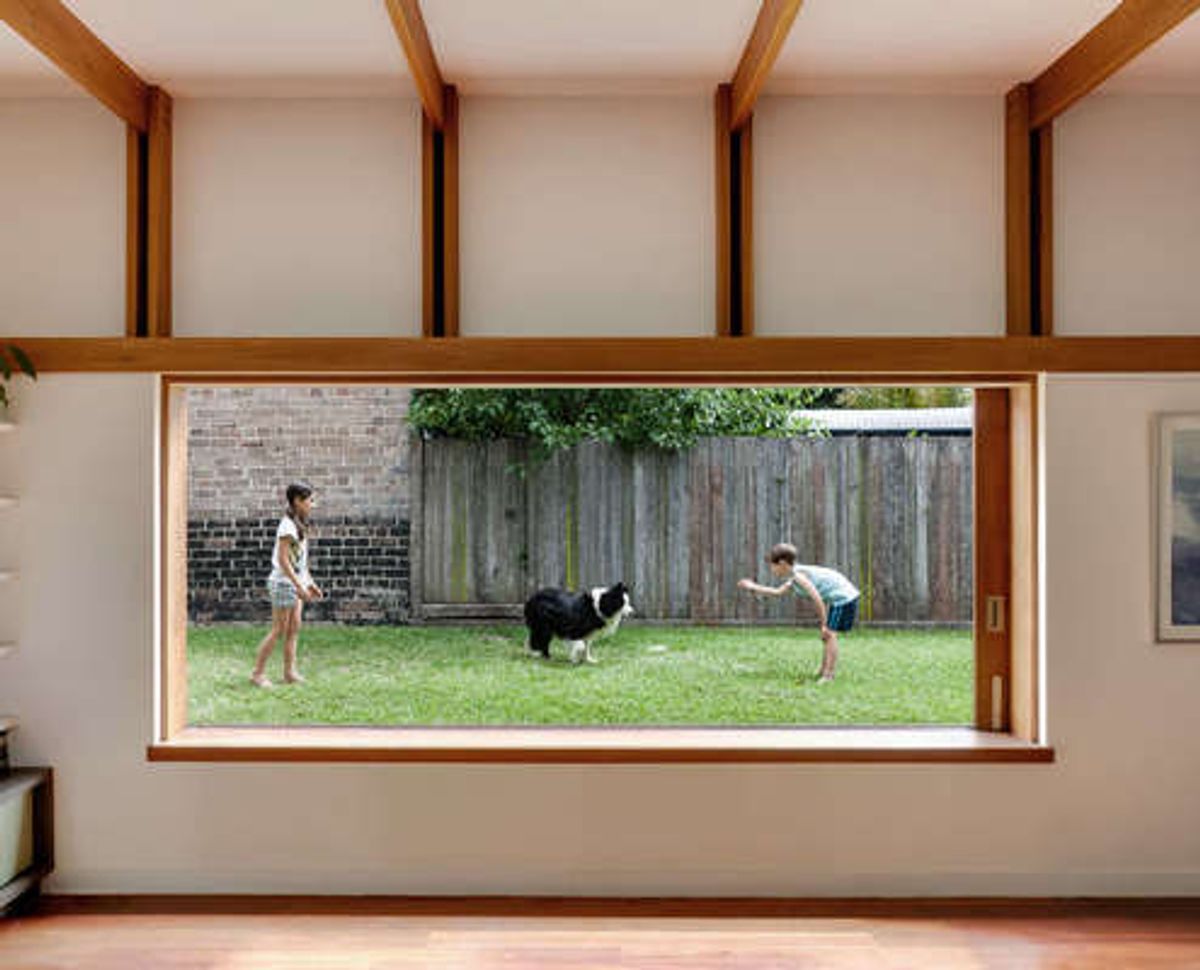 Remnants of the Original House Give This Home a Sense of Wilderness
