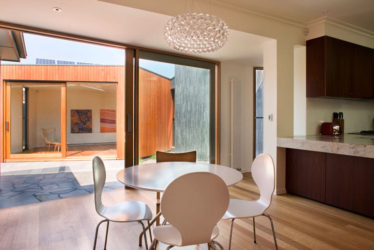 Home Boundary Inner Boundary House Extension Grows to Create Internal Courtyard