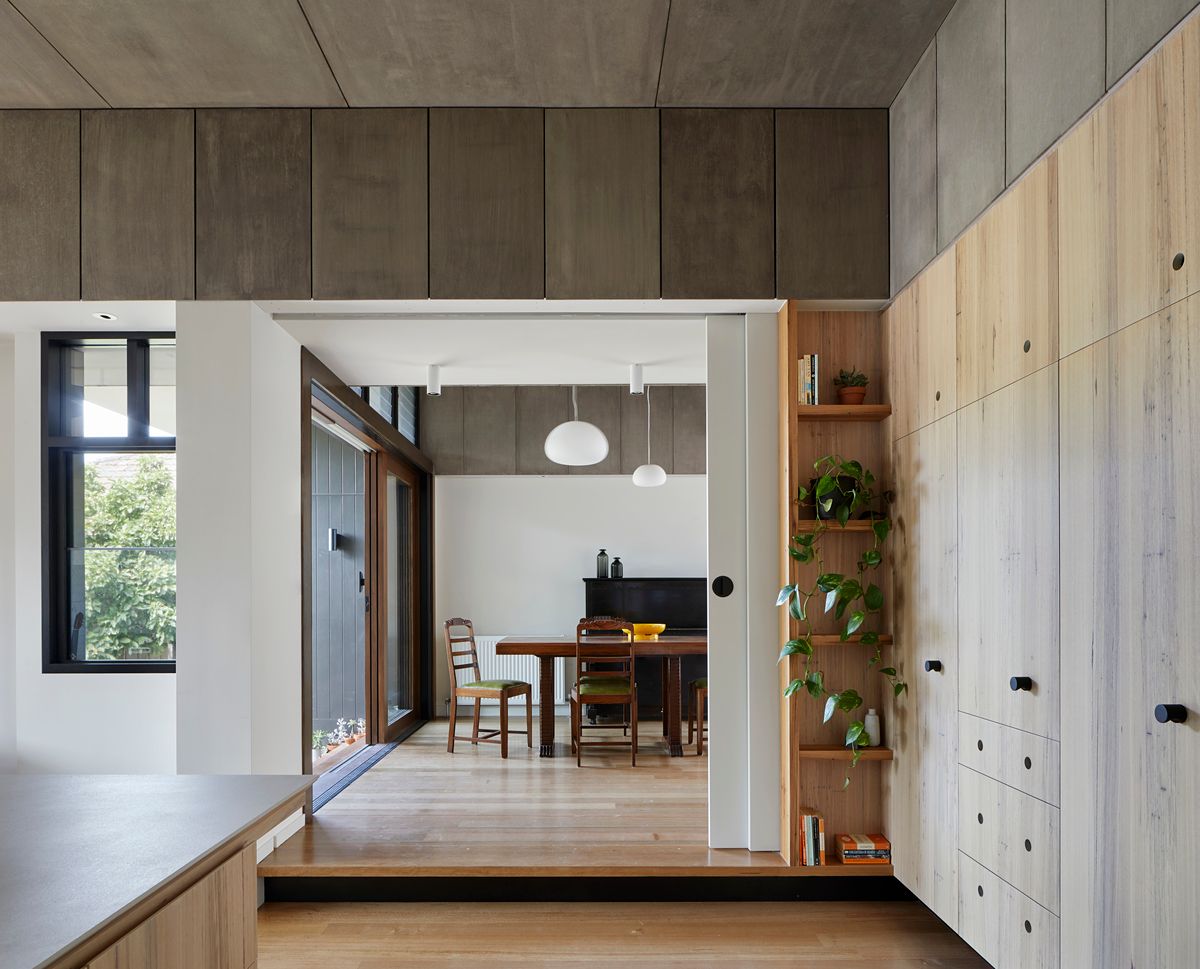 A Courtyard Deck's the Perfect Way to Combine Old and New at This Home