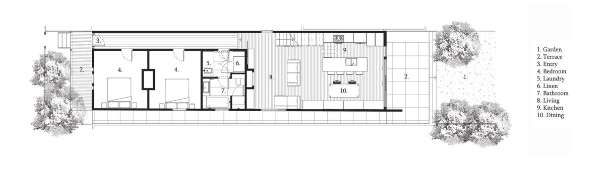 Single Fronted Hawthorn Residence Gets a Bright Two Story Extension