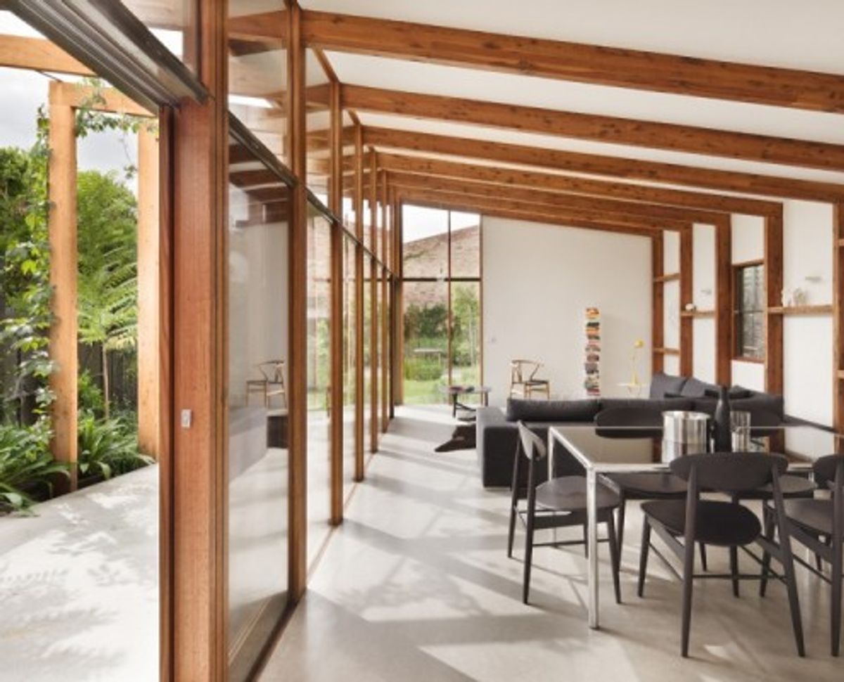 Jack's House: A House Bursting at the Seams Gets a New Timber 'Gusset
