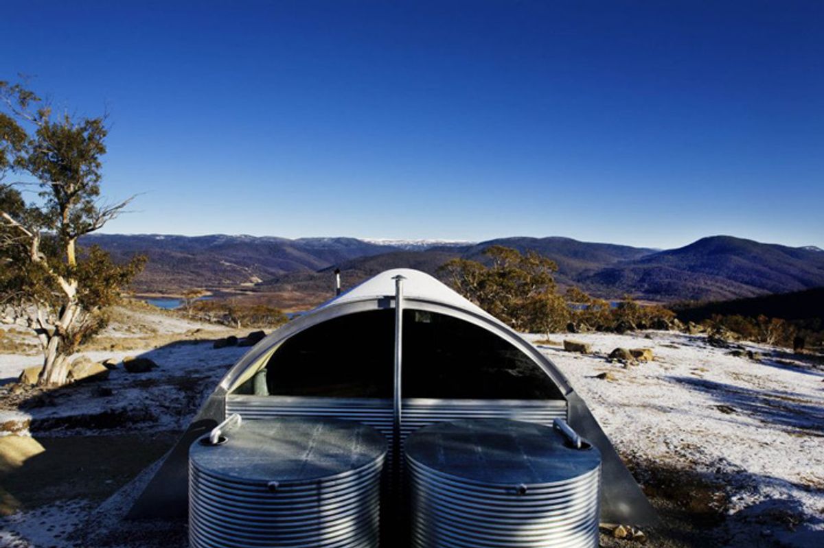 View of Snowy Mountains House: Living Off The Grid Never Looked This Good