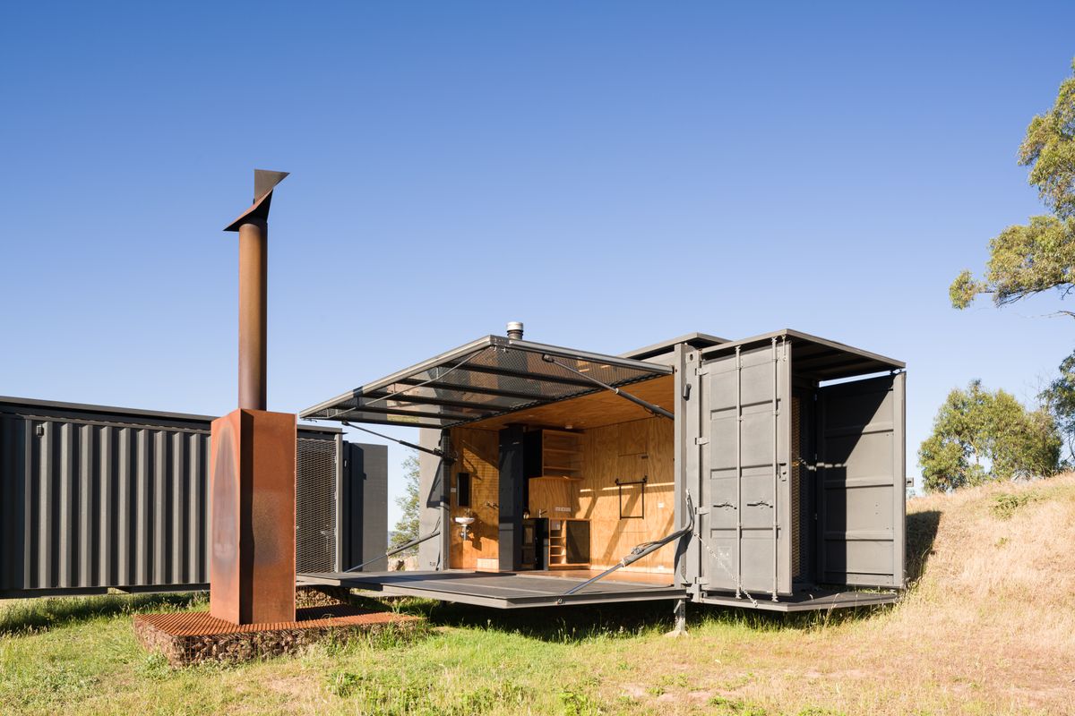 This Off-grid Shipping Container Tiny House is the Perfect Retreat