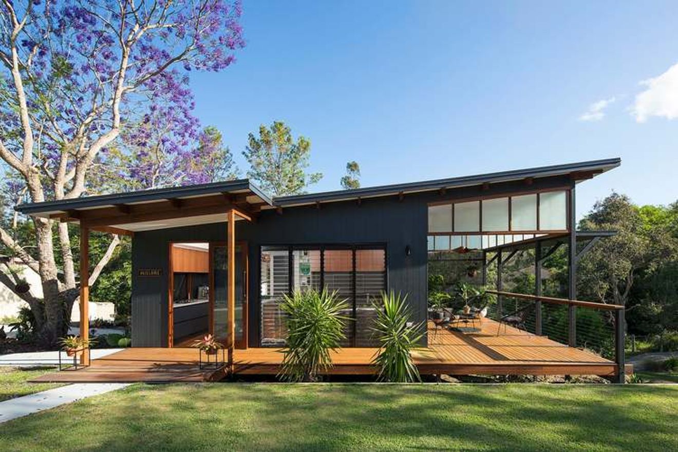 This Modern Tropical Home is a Granny Flat for a Hip Elderly Couple