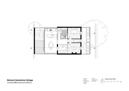 Balmain Sandstone Cottage by Carter Williamson Architects (via Lunchbox Architect)