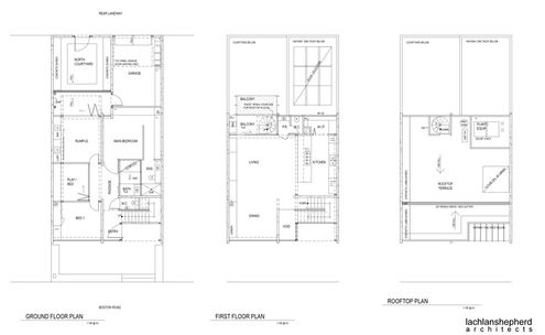 Boston Road Townhouse by Lachlan Shepherd Architects (via Lunchbox Architect)