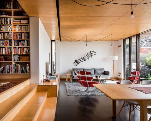 Gresley Monk Residence by Gresley Abas Architects & Justine Monk Design (via Lunchbox Architect)