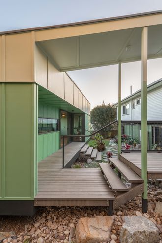 Little Green Cabin by Cloud Dwellers (via Lunchbox Architect)