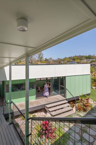 Little Green Cabin by Cloud Dwellers (via Lunchbox Architect)