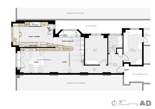 Potts Point Apartment by Andrew Donaldson Architecture and Design (via Lunchbox Architect)