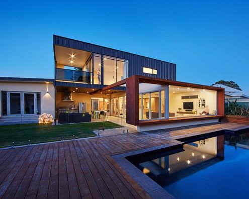 XYZ House by Mark Aronson Architecture (via Lunchbox Architect)