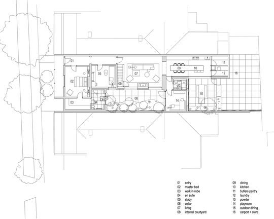 Alfred Street Residence by Studiofour (via Lunchbox Architect)