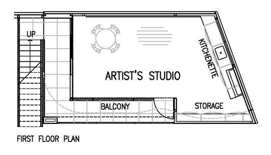 Artist's Studio by Chan Architecture (via Lunchbox Architect)