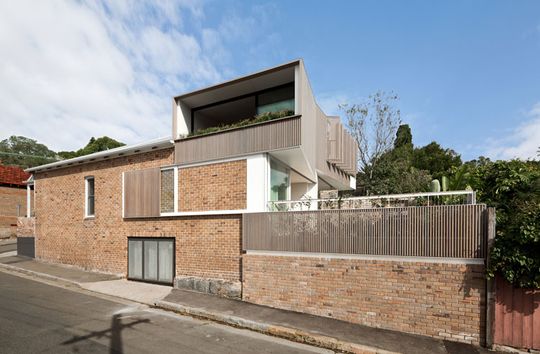 Balmain Houses view from street