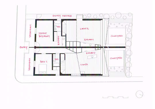 Balmain Houses Ground Floor Plan