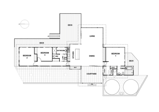 Bruny Shore House floor plan