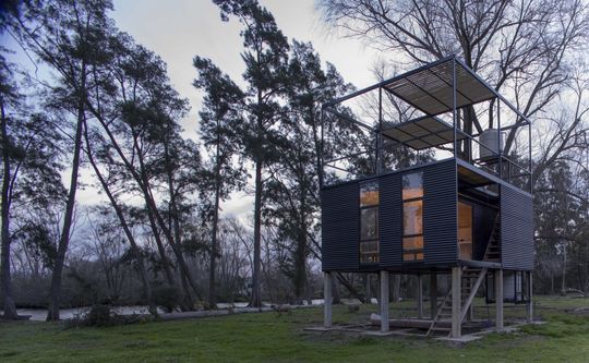 Delta Cabin by AToT Architects via Lunchbox Architect