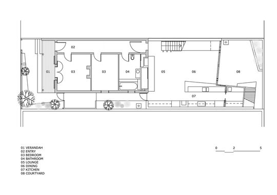 Eyelid House by Fiona Winzar Architects (via Lunchbox Architect)