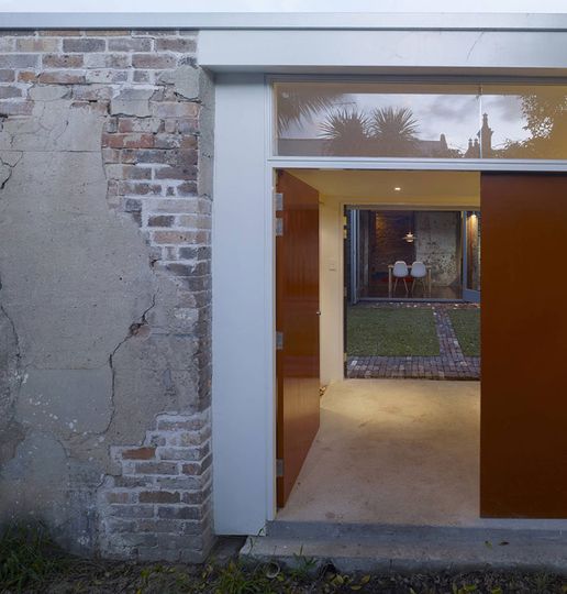 Fitzroy Terrace in Sydney's studio opens onto what is now a courtyard