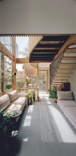 Urban Green House Creates a Sunny, Healthy, Happy, Inner-City Home