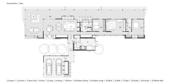 Hinterland House by Shaun Lockyer Architects (via Lunchbox Architect)