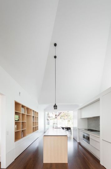 Generous lines of sight through House Chapple make the home feel spacious and light