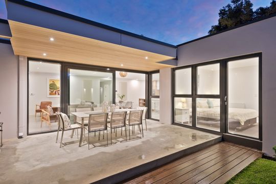 A Unique Vaulted Ceiling and Clerestory Windows Bring in the Light