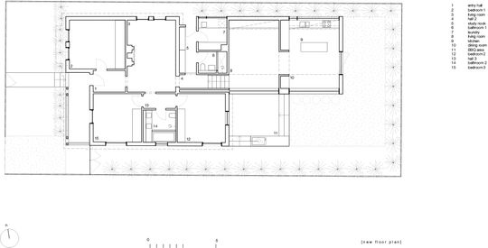 New Addition Steps Down Half a Level to Reunite House and Garden