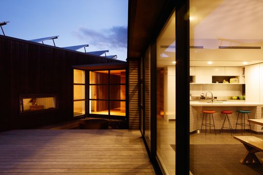 A Sheltered Courtyard Protects From This Exposed Location