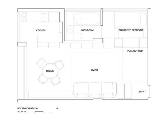 Potts Point Apartment New Plan