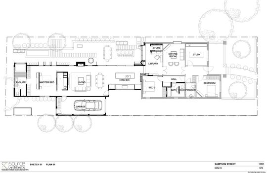 North Facing Living Spaces Provide Space and Light to This Home