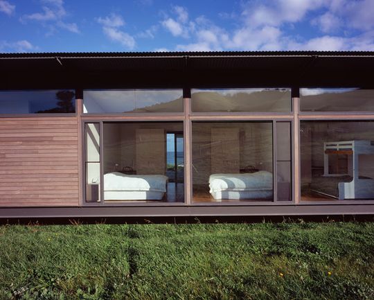 Sugar Gum House bedroom wing viewed from the North