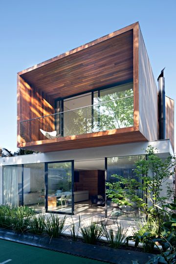 Modern Two-storey Addition Embraces the Park to the Rear of This Home