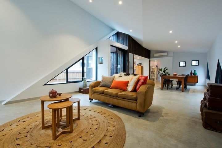 A Striking Angular Addition Helps to Draw Fresh Air Through this Home
