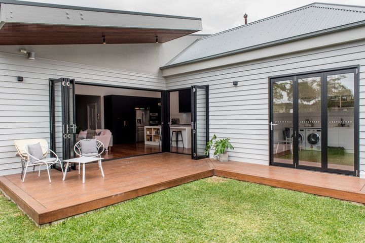 Folding the Roofline of an Addition Creates an Unexpected Delight